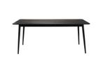 Eettafel - Pleun - 180x90 cm - Zwart - House of Rebels, Huis en Inrichting, Tafels | Eettafels, Verzenden, Nieuw