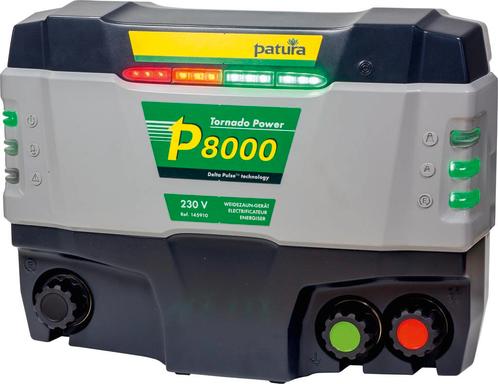 Krachtig schrikdraadapparaat Patura P8000 Tornado Power 230V, Dieren en Toebehoren, Overige Dieren-accessoires, Nieuw, Ophalen of Verzenden