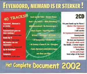 cd - Various - Feyenoord, Niemand Is Sterker, Cd's en Dvd's, Cd's | Overige Cd's, Zo goed als nieuw, Verzenden