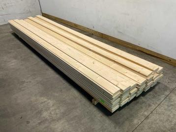 Veiling - 25x Vuren blokhutprofiel mes- en groef 420x14,5x4, beschikbaar voor biedingen