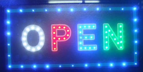 OPEN lamp LED verlichting reclame bord lichtbak #A3, Zakelijke goederen, Horeca | Meubilair en Inrichting, Verzenden