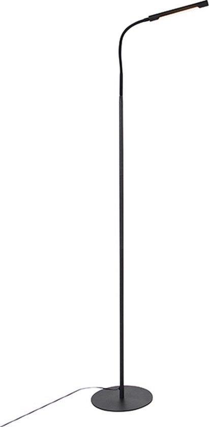 QAZQA Vloerlamp Palka LED - Zwart, Huis en Inrichting, Woonaccessoires | Overige, Verzenden