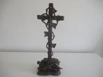 Crucifix - Hout, Metaal - 1800-1850 - Kruis van Christus, Antiek en Kunst, Antiek | Boeken en Bijbels