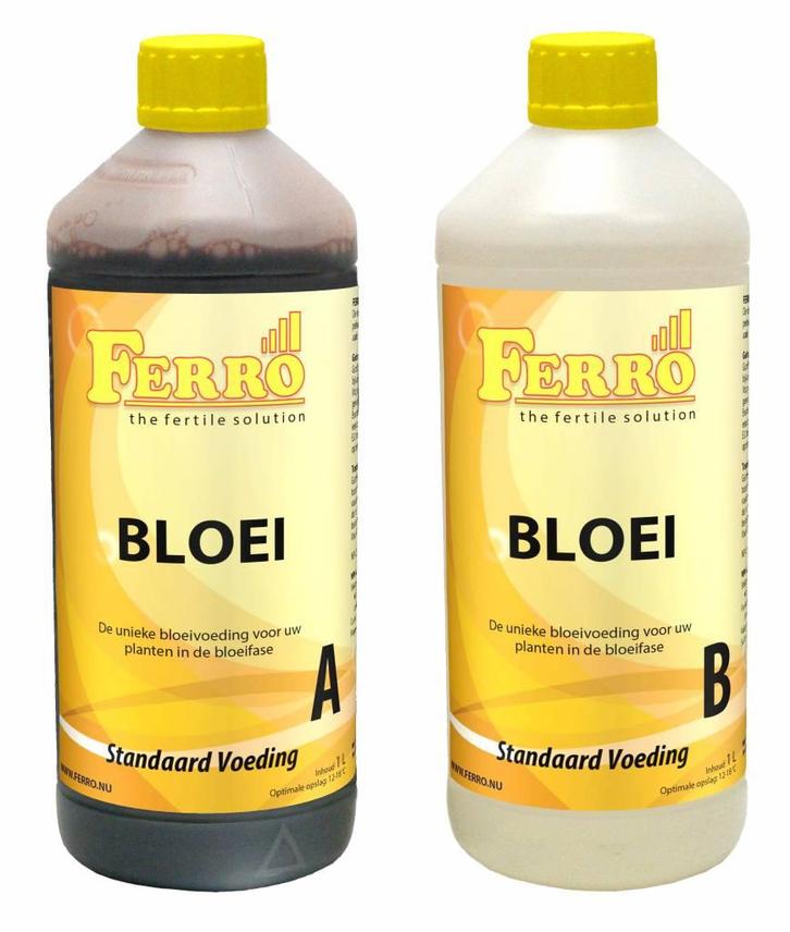 Ferro Aarde/Hydro Bloei A+B 1 ltr, Tuin en Terras, Plantenvoeding, Nieuw, Ophalen of Verzenden