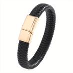 Fako Bijoux® - Armband Leer - Gevlochten - Vlecht - Layer, Verzenden, Nieuw