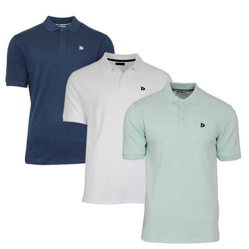Donnay Donnay Heren - 3-Pack - Polo shirt Noah - Navy / Wit, Kleding | Heren, Polo's, Nieuw, Verzenden