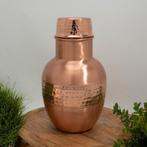 Puur koperen bolle karaf sequence met dop ± 950 ml, Nieuw