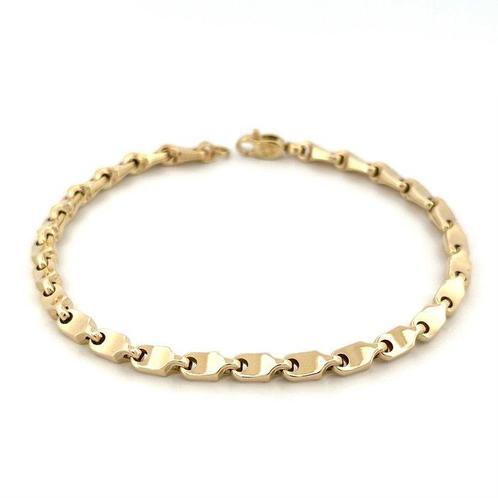 Handmade - Armband - 6.3 g - 18 karaat Geel goud, Sieraden, Tassen en Uiterlijk, Armbanden