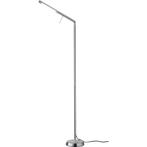Vloerlamp - Dimbaar - 1-lichts - Mat Nikkel, Huis en Inrichting, Lampen | Vloerlampen, Ophalen of Verzenden, Nieuw, Metaal, 150 tot 200 cm