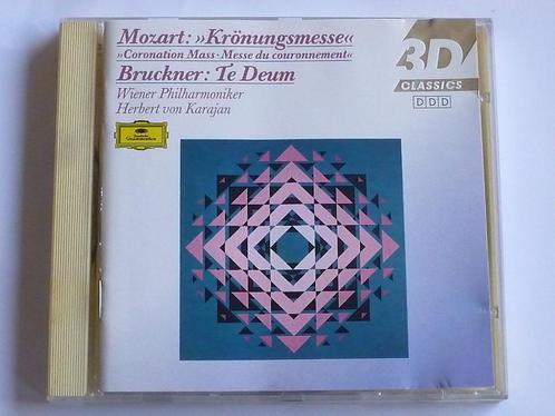 Mozart - Kronungsmesse / Bruckner - Te Deum - Herbert von Ka, Cd's en Dvd's, Cd's | Klassiek, Verzenden