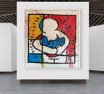Freda People - Mondrian X Haring XL, Antiek en Kunst, Kunst | Schilderijen | Modern