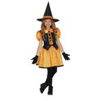 Heks Halloween Kostuum Meisje Glitter, Nieuw, Verzenden