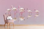 Vlies fotobehang Flamingo -  - behang op maat, Verzenden