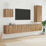 vidaXL TV-wandmeubel Wandgemonteerd 5 pcs Artisan Eiken, Minder dan 50 cm, Verzenden, Nieuw, Minder dan 100 cm