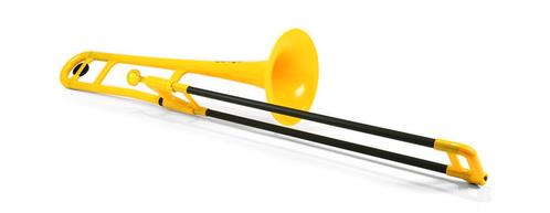 pBone Trombone Geel, Muziek en Instrumenten, Blaasinstrumenten | Trombones, Tenor, Nieuw, Ophalen of Verzenden