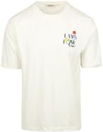 Shiwi T-Shirt Finn Sketched Flowers Off White maat L Heren, Kleding | Heren, T-shirts, Maat 52/54 (L), Shiwi, Verzenden, Wit