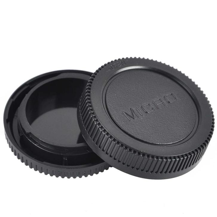 Micro 4/3 (MFT) Body Cap + Rear Lens Cap Set, Audio, Tv en Foto, Overige Audio, Tv en Foto