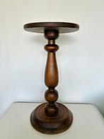 piedestal - Plantentafel - Eik - Bijzettafel Sokkel Zuil