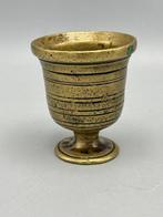 Brons Vijzel - 6.5 cm - Middeleeuwse vijzel (Zonder, Antiek en Kunst