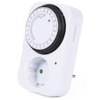 Benson Stopcontact met randaarde - analoge timer - 24-uur..., Doe-het-zelf en Verbouw, Elektra en Kabels, Ophalen of Verzenden