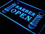 Kapper barber open neon bord lamp LED verlichting reclame li, Huis en Inrichting, Lampen | Overige, Nieuw, Verzenden