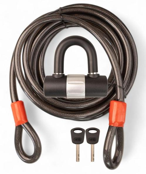 Kabelslot 10 meter veiligheidsslot XL, Fietsen en Brommers, Fietsaccessoires | Overige Fietsaccessoires, Verzenden