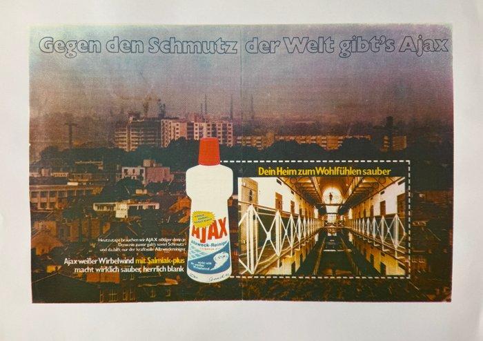 Klaus Staeck (1938) - Gegen den Schmutz der Welt gibts AJAX, Antiek en Kunst, Antiek | Overige Antiek