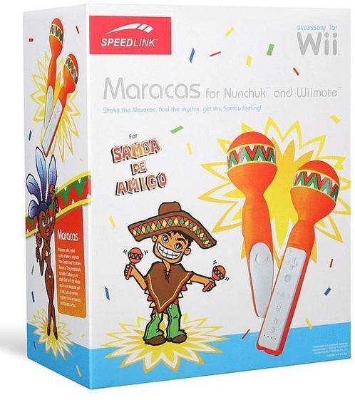 Samba Maracas Accessoire - Set van 2 (1 voor Controller, 1, Spelcomputers en Games, Spelcomputers | Nintendo Consoles | Accessoires