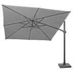 Siesta premium zweefparasol 300x300 cm charcoal 4 Seasons, Ophalen of Verzenden, Nieuw