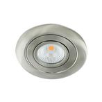 LED spot XL kantelbaar 5Watt rond NIKKEL IP65 dimbaar, Ophalen of Verzenden, Nieuw