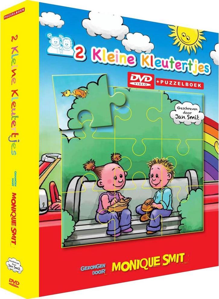 2 Kleine Kleutertjes Monique en Jan Smit DVD+PUZZELBOEK, Boeken, Overige Boeken, Gelezen, Verzenden