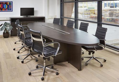 Directietafel Nieuw Directievergadertafel Donker Eiken 420cm, Huis en Inrichting, Tafels | Eettafels, Nieuw, Ophalen of Verzenden