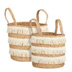 2dekans | Mica Decorations Opbergmanden Set van 2 –, Huis en Inrichting, Woonaccessoires | Overige, Ophalen of Verzenden, Zo goed als nieuw