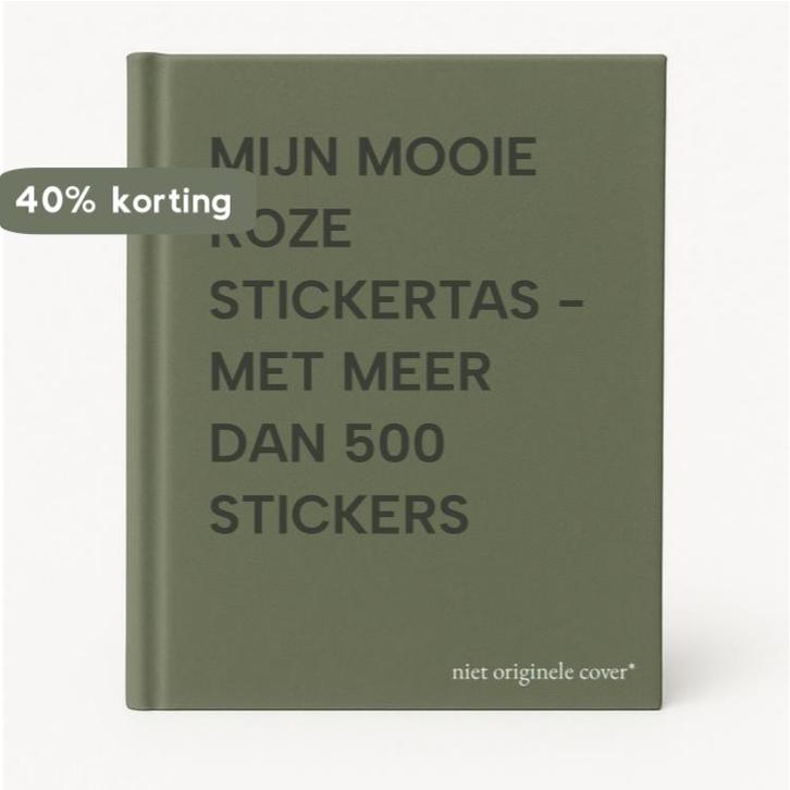 MIJN MOOIE ROZE STICKERTAS - MET MEER DAN 500 STICKERS, Boeken, Kinderboeken | Jeugd | 10 tot 12 jaar, Zo goed als nieuw, Verzenden