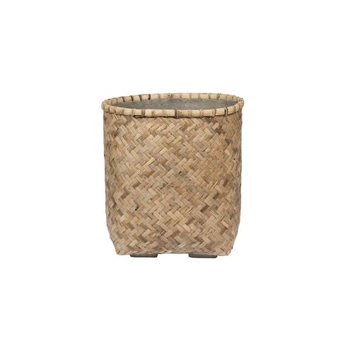 Plantenbak Zayn - Bamboe Ø48 x (H)53 cm - Ø48 x (H)53 cm, Tuin en Terras, Planten | Tuinplanten, Ophalen of Verzenden