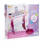 Complete muziekset voor kleinkinderen - roze keyboard met..., Ophalen of Verzenden, Nieuw