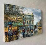 Knysh Tanya (1965) after Antuan Blanchar - Cafe in Paris