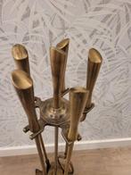 Haardstel - Haardset 5 delig - Werkgereedschap Art Deco, Antiek en Kunst