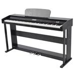 vidaXL Digitale piano met pedalen 88 toetsen zwart, Muziek en Instrumenten, Piano's, Verzenden, Nieuw