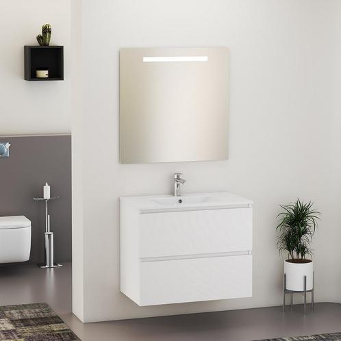 Xellanz Sephia Compleet Badmeubel - 80cm - Mat Wit, Huis en Inrichting, Badkamer | Badkamermeubels, Nieuw, Ophalen of Verzenden