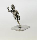 Miniatuur figuur - - No Reserve- Naakte rennende man - .835, Antiek en Kunst