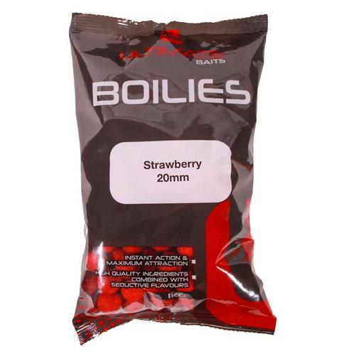 Ultimate Baits Strawberry 20mm 1kg, Watersport en Boten, Hengelsport | Algemeen, Overige typen, Nieuw, Verzenden