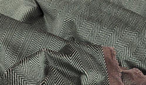 Velluto cimato Chevron Enzo degli Angiuoni - - Meubelstof -, Antiek en Kunst, Antiek | Kleden en Textiel