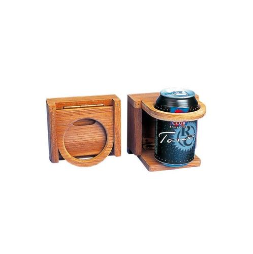 Teak inklapbare glazenhouder / blikjeshouder, Watersport en Boten, Accessoires en Onderhoud, Ophalen of Verzenden