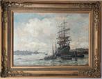 Evert Moll (1878-1955) - De Maashaven in Rotterdam