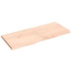 vidaXL Wandschap 120x50x(2-4) cm onbehandeld massief, Huis en Inrichting, Woonaccessoires | Wandplanken en Boekenplanken, Verzenden