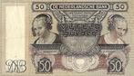 Bankbiljet 50 gulden 1941 Oestereetster Zeer Fraai, Postzegels en Munten, Verzenden