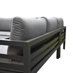 Fabri hoek loungeset 6 delig aluminium antraciet, Ophalen of Verzenden, Nieuw, Aluminium
