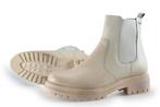 Nelson Chelsea boots in maat 41 Wit | 10% korting, Kleding | Dames, Verzenden, Wit, Overige typen, Zo goed als nieuw