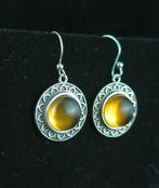 Citrien - Zilver - Oorbellen - Sterlingzilveren oorbellen, Verzamelen